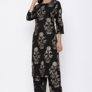 Eterna long dress black